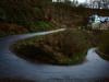 Winding country lanes